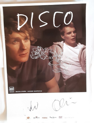 Disco-yhtyeen juliste nimmareilla