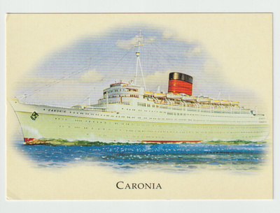 CARONIA, Cunard Ocean Liners No 155 (R)