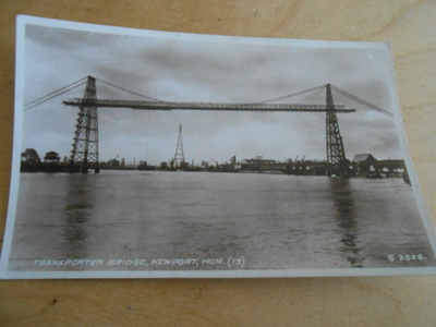 Transporter Bridge, Newport postikortti.