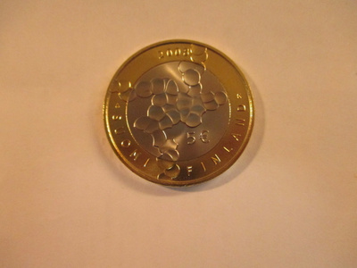 5 € 2008.Tiede ja tutkimus 100 vuotta . Juhlaraha.