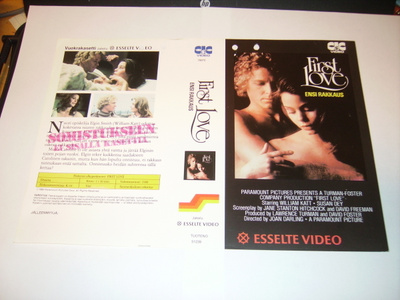 Vhs kansipaperi Fix - FIRST LOVE - ENSI RAKKAUS