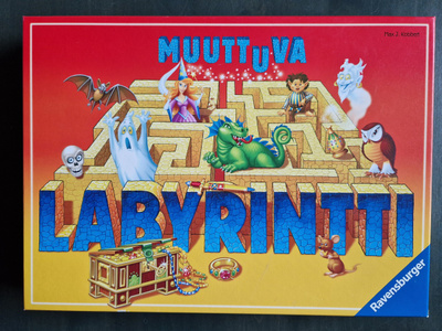 Muuttuva labyrintti klassikko lautapeli. Uudenveroinen