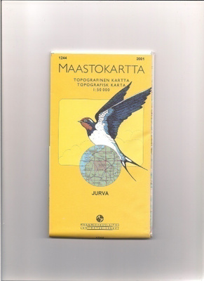 Maastokartta 1:50 000 Jurva