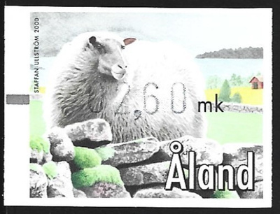 Åland 2000 Lammas FRAMA 2,60 mk ** LaPe ATM Å 12