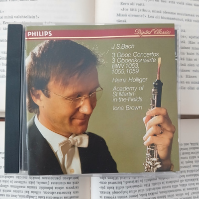 J.S. Bach; Heinz Holliger - 3 Oboe Concertos (CD)