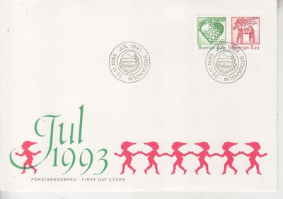 Ruotsi FDC 1993 Joulu