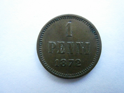 1 penni 1872