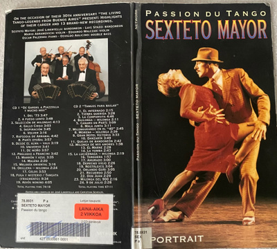 Sexteto Mayor – Passion Du Tango, 2cd