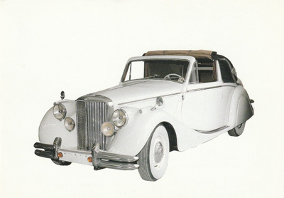 AUTOKORTTI - JAGUAR MARK.S CABRIOLET 1951