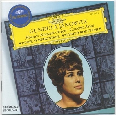 MOZART • JANOWITZ: Konserttiaarioita – DG RM RI CD 1996