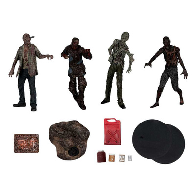 WALKING DEAD WALKERS 4 FIGURE	(65 745)	4 action figure n,13c