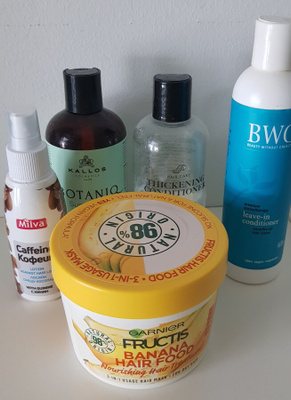 Hiustuotteet / Hiustenhoitoaine / Shampoo - yhteensä 5kpl