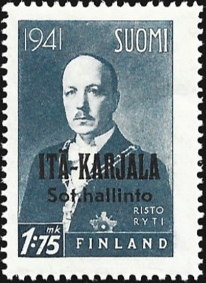 1941 I-K Ryti 1,75 ** Pyöristynyt R  LaPe I-K 23 II