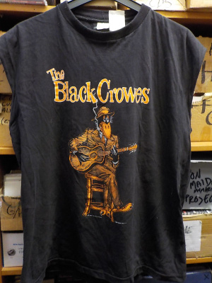 THE BLACK CROWES RARE HIHATON 1990 KIERTUE T-PAITA KOKO XL