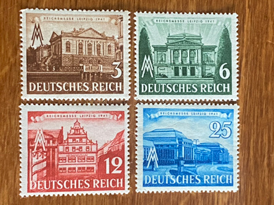 SAKSA REICH 1941 LEIPZIGIN MESSUT SARJA**