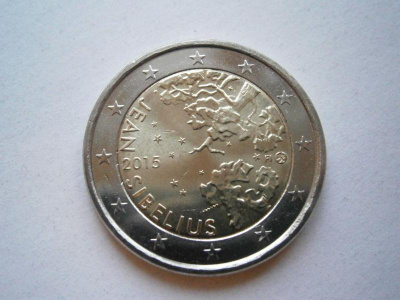 2 Euro Suomi 2015 Jean Sibelius