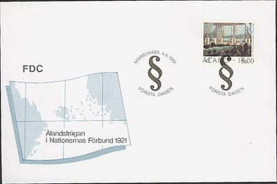 1991 Ahvenanmaan itsehallinto FDC