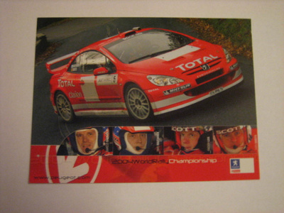 Peugeot rallikortti 17 B: Peugeot 307 WRC