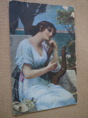 Vintage taidekortti