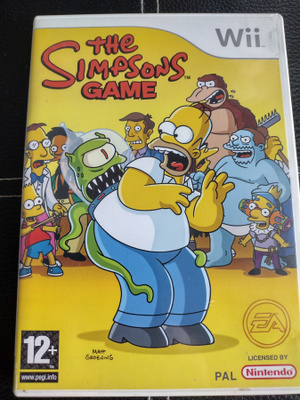 Wii The Simpsons Game
