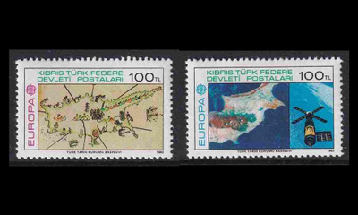 Turkki Kypros 127-8 ** Europa suuret saavutukset (1983)