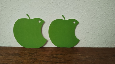 Lasinaluset Apple 6kpl