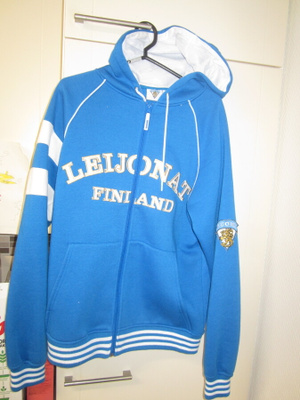 LEIJONA FLEECE HUPPARI VETOKETJULLA - HYVÄKUNTOINEN