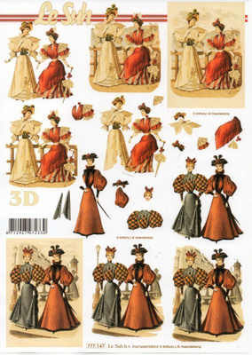 3D  "°HIENOT NAISET VINTAGE ASUISSAAN°" /Le Suh