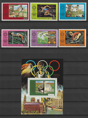 (S0046) COMOROS, 1976 (Summer Olympic Games, Montreal) MNH**