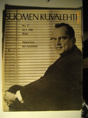 Suomen Kuvalehti Nro 17/1962 (31.1)
