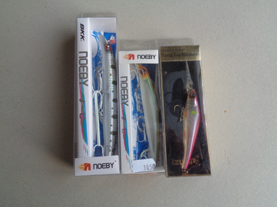 UISTIMET 2 KPL NOEBY+1 KPL LONG LIP MINNOW