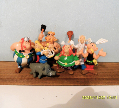 HYVÄT 90-LUVUN ASTERIX + KUMPPANIT FIGUURIT / M.D. TOYS