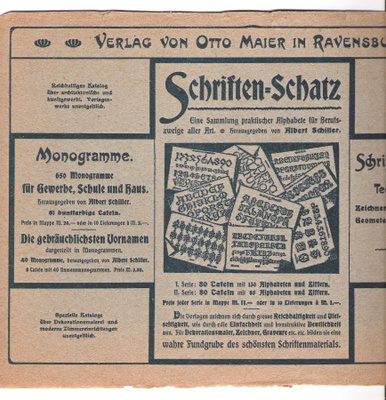 Kûnstlerschriften, Alphabete, 12 malli-arkkia.
