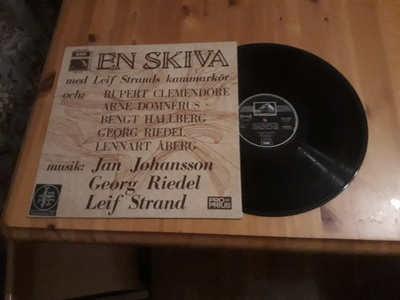 En Skiva Med Leif Strands Kammarkör lp Jazz HMV