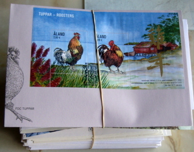 FDC-kuoret n. 275 kpl. 1984-2016 JA  FRAMAT