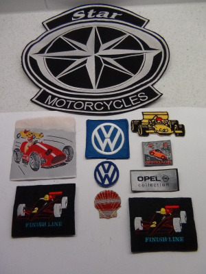 MOTORCYCLES, WW-VOLKKARI,OPEL, `FERRARI` ym...10 kpl