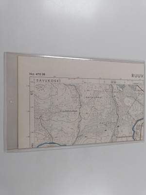 Topografinen kartta 1:20 000, N:o 4712 08 : Ruuvaoja