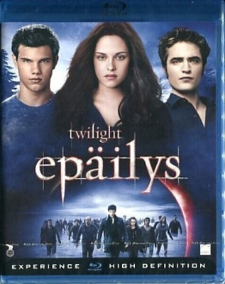 * Twilight Epäilys Blu-ray B Suomitekstit/kannet Uusi