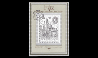 Iso-Britannia 835BL3 o Postimerkkinäyttely (1980)