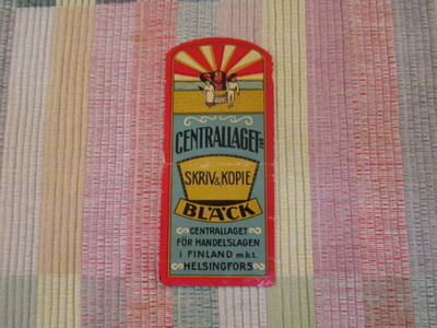 Centrallaget Skriv & Kopie  Bläck etiketti.
