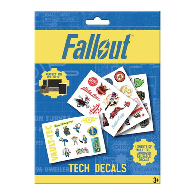 FALLOUT TECH STICKERS (39 295) 4 sheet ,40 reusable stickers