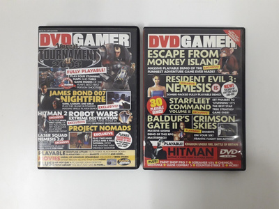 PC Gamer DVD 90 ja 116 (2000, 2002, 2dvd)