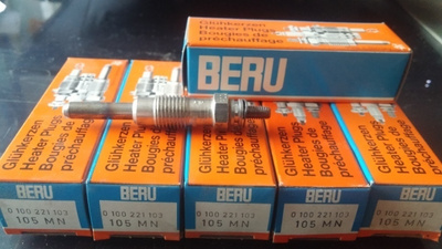 Hehkutulpat BERU 105MN, 151MJ, 613MJ, 171MJ /6kpl