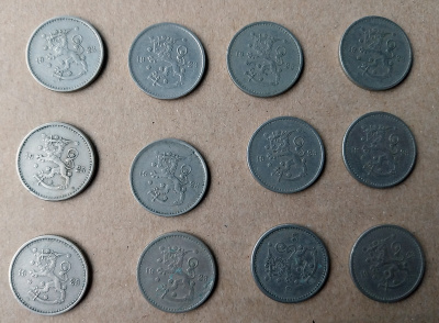 50 penniä 1923 - 12 kpl