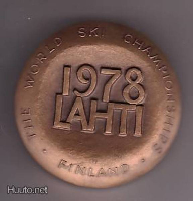 LAHTI: MM-kisamitali 1978 (Raimo Heino)