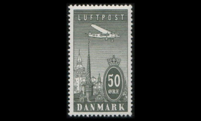 Tanska 220 * Lentoposti 50 öre (1934)