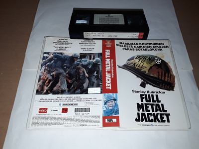 Stanley Kubrickin Full Metal Jacket - SF VHS (Warner Home V)