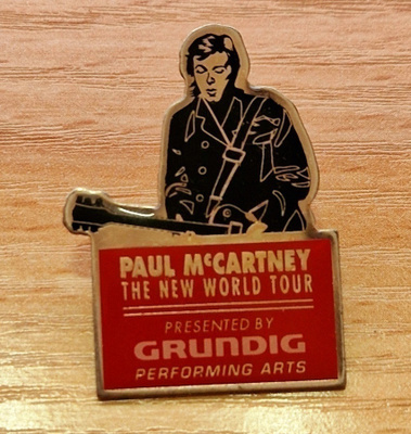 Paul McCartney The New World Tour Pinssi