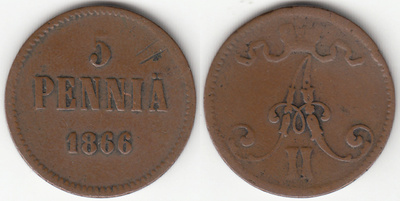 5 p 1866, jälkimmäinen 6 etäällä