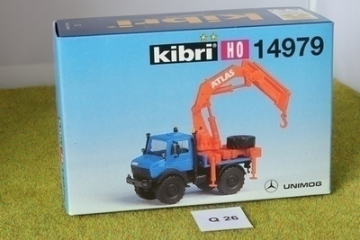 #Q26 Pienoisrautatiehen koottava nosturiauto, 1:87